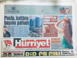 Hürriyet Gazetesi 15 Ekim 2005 - Bir Çılgın Türkün Vedası GZ43350 - 1