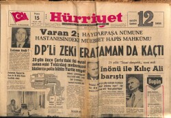 Hürriyet Gazetesi 15 Eylül 1963 - Sultan Abdülmecit İlk Defa İngiliz Elçisinin Balosunda Çatal Bıçakla Yemek Yemişti... GZ72009 - 1