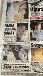 Hürriyet Gazetesi 15 Eylül 1987 - Gaga Burun Türkan Şoray GZ91783 - 2