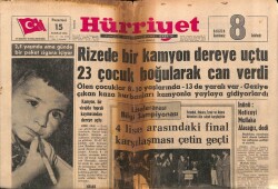 Hürriyet Gazetesi 15 Haziran 1964 - Dünya Boks Şampiyonu Clay , Filim Çevirecek GZ68784 - 1