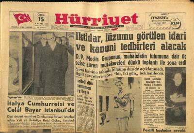 Hürriyet Gazetesi 15 Kasım 1957 - NATOda Güdümlü Mermiler İçin Mahrem Malûmat Verildi GZ117918 - 1