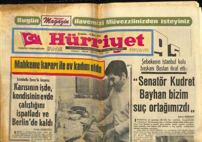 Hürriyet Gazetesi 15 Mart 1972 - Haydarpaşa Numunenin Bir Katı Trafik Hastanesi Haline Getirildi GZ88224 - 1