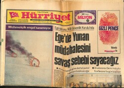 Hürriyet Gazetesi 15 Mart 1976 - Bülent Ersoy Bebek Maksim Afiş - Ege'de Yunan Müdahalesini Savaş Sebebi Sayacağız - Galatasaray Attı Beşiktaş Sevindi GZ140474 - 1