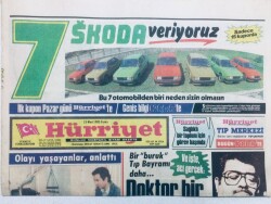 Hürriyet Gazetesi 15 Mart 1985 - Özalın Çifte Seferi GZ43331 - 2