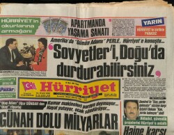 Hürriyet Gazetesi 15 Mart 1987 - Haine Karşı Pilotsuz Uçak GZ62371 - 2