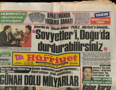 Hürriyet Gazetesi 15 Mart 1987 - Haine Karşı Pilotsuz Uçak GZ62371 - 2