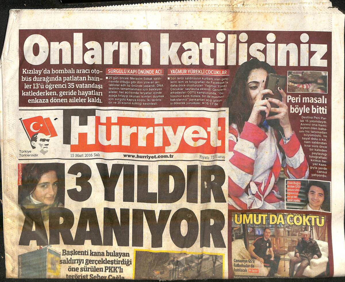 Hürriyet Gazetesi 15 Mart 2016 - OPET'in Gülen Yüzü Arda Turan İstanbul'da Akaryakıt İstasyonu Açacak GZ159680 - 1
