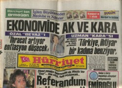 Hürriyet Gazetesi 15 Mayıs 1987 - Ekonomide Ak Ve Kara GZ62328 - 2