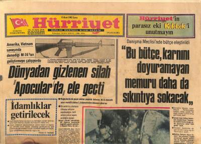 Hürriyet Gazetesi 15 Ocak 1982 - Anne Koçyiğit Komada GZ113943 - 1
