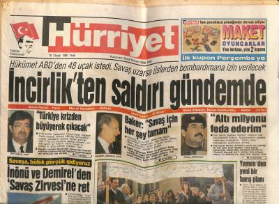 Hürriyet Gazetesi 15 Ocak 1991 - Doğum Günü Hediyesi GZ55374 - 1