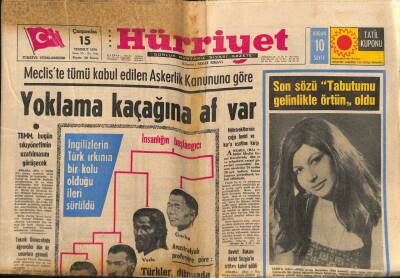 Hürriyet Gazetesi 15 Temmuz 1970 - Gümrükte Kalan Otomobillerin Satışı Başladı GZ81543 - 1
