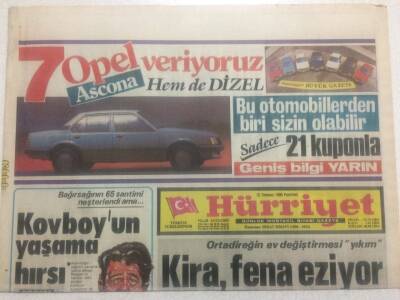 Hürriyet Gazetesi 15 Temmuz 1985 - Trafikte Önemli 4 Yeni Kural GZ38048 - 1