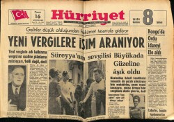 Hürriyet Gazetesi 16 Ağustos 1963 - Gelirler Düşük Olduğundan Hükümet Tasarrufa Gidiyor GZ68808 - 2