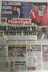Hürriyet Gazetesi 16 Ağustos 2008-Sultanahmette Terbiye Dersi GZ45384 - 2