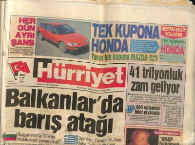 Hürriyet Gazetesi 16 Aralık 1991 - Amerika , Gorbiden Vazgeçmiyor - Balkanlarda Barış Atağı GZ123014 - 1