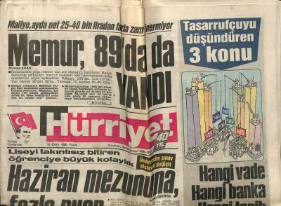 Hürriyet Gazetesi 16 Ekim 1988 - Doğum Günü Hediyesi GZ58610 - 1