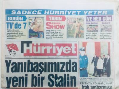Hürriyet Gazetesi 16 Ekim 1993 - Yanıbaşımızda Yeni Bir Stalin GZ40399 - 1