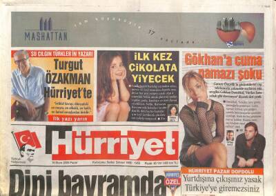 Hürriyet Gazetesi 16 Ekim 2005 - Balo Tarihimiz Skandallarla Doludur , Bu Bahsi Açmayın - Turgut Özakman Hürriyette GZ93616 - 1