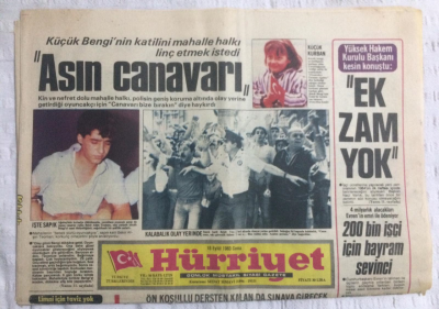 Hürriyet Gazetesi 16 Eylül 1983 - Yunan Oyununa Gemeyeceğiz,Toto Herkesin Umudu - GZ19912 - 1