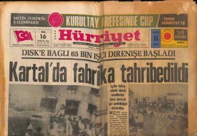 Hürriyet Gazetesi 16 Haziran 1970 - Doğuda Kürt Devleti Kurmak İçin Çalışılıyor GZ90670 - 1