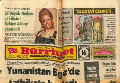 Hürriyet Gazetesi 16 Haziran 1974 - Babacan Maç Yönetirken Evi Soyuldu GZ117748 - 1