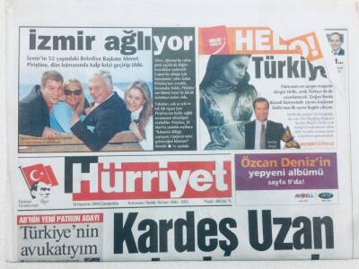 Hürriyet Gazetesi - 16 Haziran 2004 - Kardeş Uzan Seks Turunda GZ46388 - 1