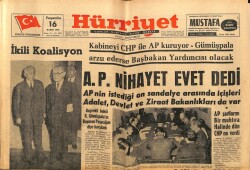 Hürriyet Gazetesi 16 Kasım 1961 - Gelir Vergisi Kanununun Değiştirilmesi İsteniyor GZ67468 - 1