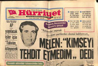 Hürriyet Gazetesi 16 Kasım 1972 - Arjantinde Bütün Sosyal Faaliyetler Yasaklandı GZ85245 - 1