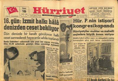 Hürriyet Gazetesi 16 Mart 1958 - Nasır Suriyeye İskan Edilecek Olan Bir Milyon Mısırlı İşi İle Uğraşıyor GZ117889 - 1