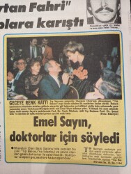 Hürriyet Gazetesi 16 Mart 1983 - Nilüfer Çelenk, Ayağının Tozuyla Polise İfade Verdi - Emel Sayın Doktorlar İçin Söyledi GZ142220 - 2