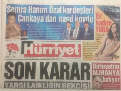 Hürriyet Gazetesi 16 Mart 2005 - Micheal Jacksonı Rahatlatan İfade GZ38036 - 1