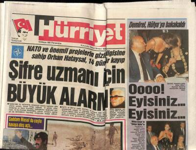 Hürriyet Gazetesi 16 Mayıs 1991 - Demirel , Hülya Avşara Bakakaldı GZ80792 - 1