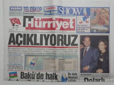 Hürriyet Gazetesi - 16 Mayıs 1992 - Pkk Baskını 15 Şehit GZ111737 - 1