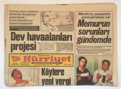 Hürriyet Gazetesi 16 Nisan 1984 - Ortak Pazar Temsilcisi Morgan Türkiye Güçlenince AETye Tam Üye Olacak GZ8704 - 1