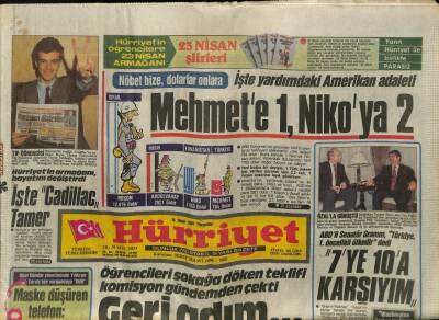 Hürriyet Gazetesi 16 Nisan 1987 - İşte Yardımdaki Amerikan Adaleti GZ60814 - 2