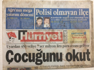Hürriyet Gazetesi 16 Nisan 2000 - Trabzon Spor Atağa Kalktı GZ24774 - 1