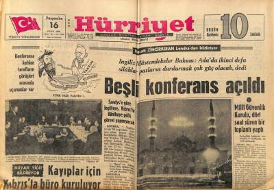 Hürriyet Gazetesi 16 Ocak 1964 - Araplar Üzerlerine Benzin Dökülüp Yakılacak GZ81587 - 1