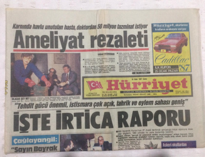 Hürriyet Gazetesi 16 Ocak 1987 - İşte İhracat Raporu - GZ17934 - 1
