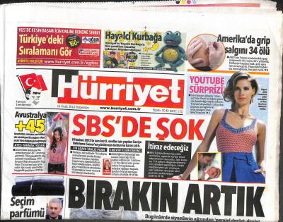 Hürriyet Gazetesi 16 Ocak 2014 - Amerikada Grip Salgını 34 Ölü GZ106934 - 1