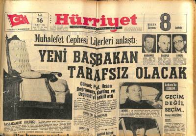 Hürriyet Gazetesi 16 Şubat 1965 - Ege Tütün Piyasası İçin Gürsele Başvurulacak GZ74863 - 1