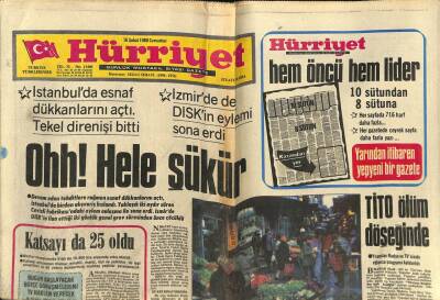 Hürriyet Gazetesi 16 Şubat 1980 - 59 Yıldır Rusyada Yaşayan Feride Vatanına Kavuştu GZ74274 - 1