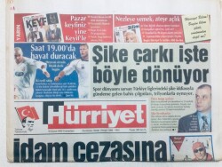 Hürriyet Gazetesi 16 Şubat 2002 - İdam Cezasına 312 Formülü GZ43344 - 2