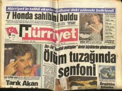 Hürriyet Gazetesi 16 Temmuz 1991 - Tarık Akan Göze Geldi GZ60824 - 1