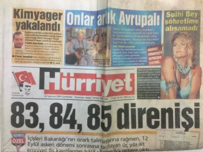 Hürriyet Gazetesi 16 Temmuz 2005 - Sibel Can Sülhi Bey Şöhretime Alışamadı GZ29928 - 1