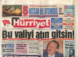Hürriyet Gazetesi 17 Ağustos 1991 - Caddebostan Maksim - Hülya Avşar, Vedat Çetinkaya Afişi - Ferdi Tayfur Konseri GZ79672 - 1