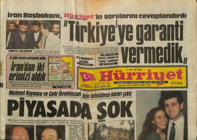 Hürriyet Gazetesi 17 Ekim 1986 - Mehmet Koyuncu Ve Ceki İbrahimzade İçin Tutuklama Kararı Çıktı GZ88250 - 1