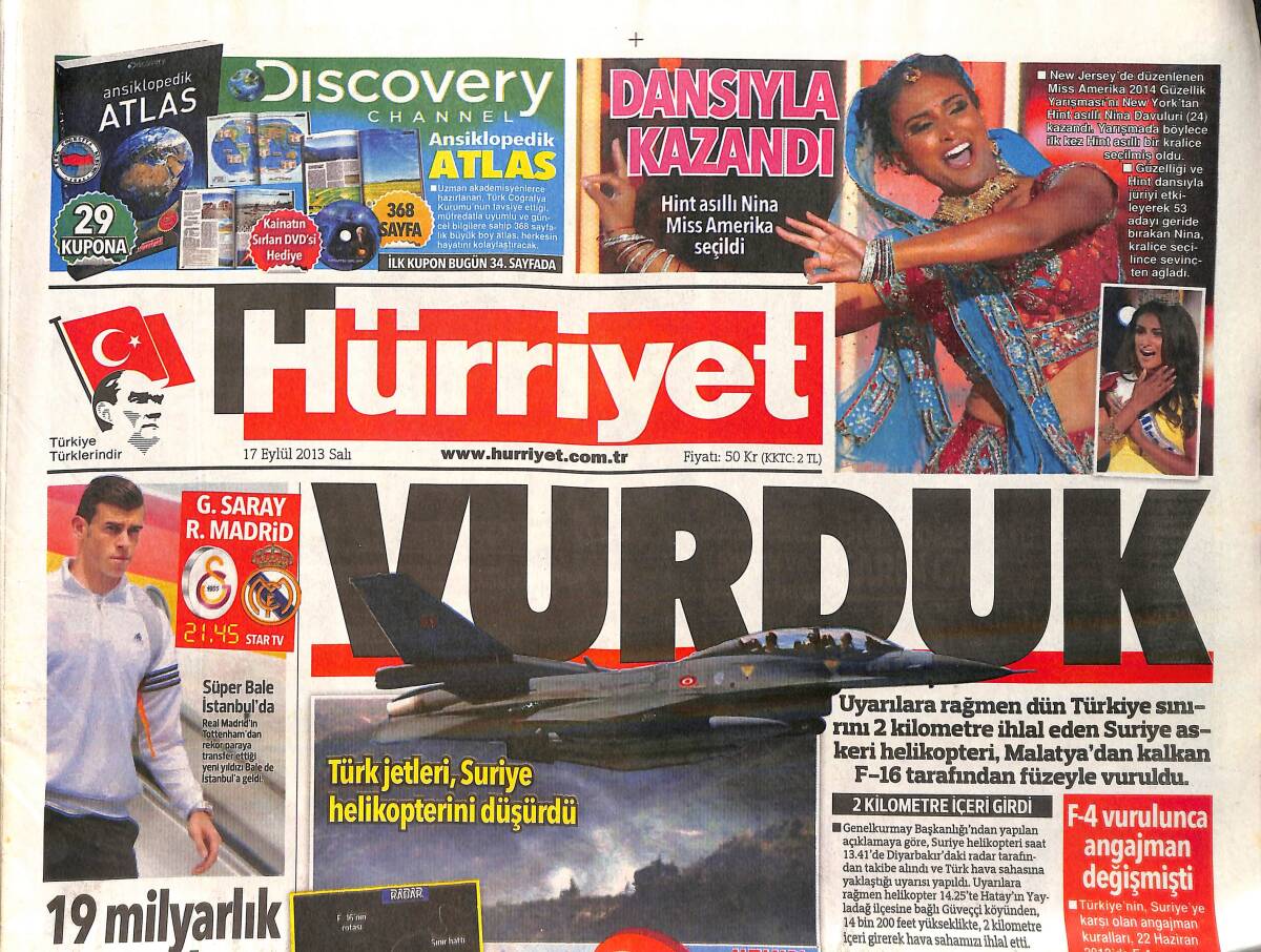 Hürriyet Gazetesi 17 Eylül 2013 - Sezen Aksu'dan Gazino Nostaljisi - Paris'te Şam Masası GZ160167 - 1