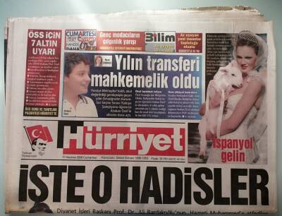 Hürriyet Gazetesi 17 Haziran 2006 Cumhurbaşkanı Değil Hükümet Sorunu Var -GZ37035 - 1