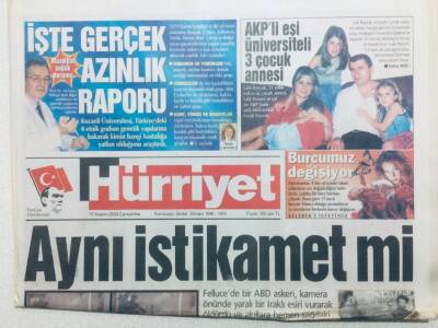 Hürriyet Gazetesi 17 Kasım 2004 - İşte Gerçek Azınlık Raporu GZ41514 - 1