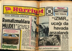 Hürriyet Gazetesi 17 Mart 1974 - NIXON , Herkesi Tehdit Etti GZ69987 - 2